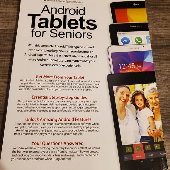 Android tablets for seniors paperback book - Picture 3 of 4